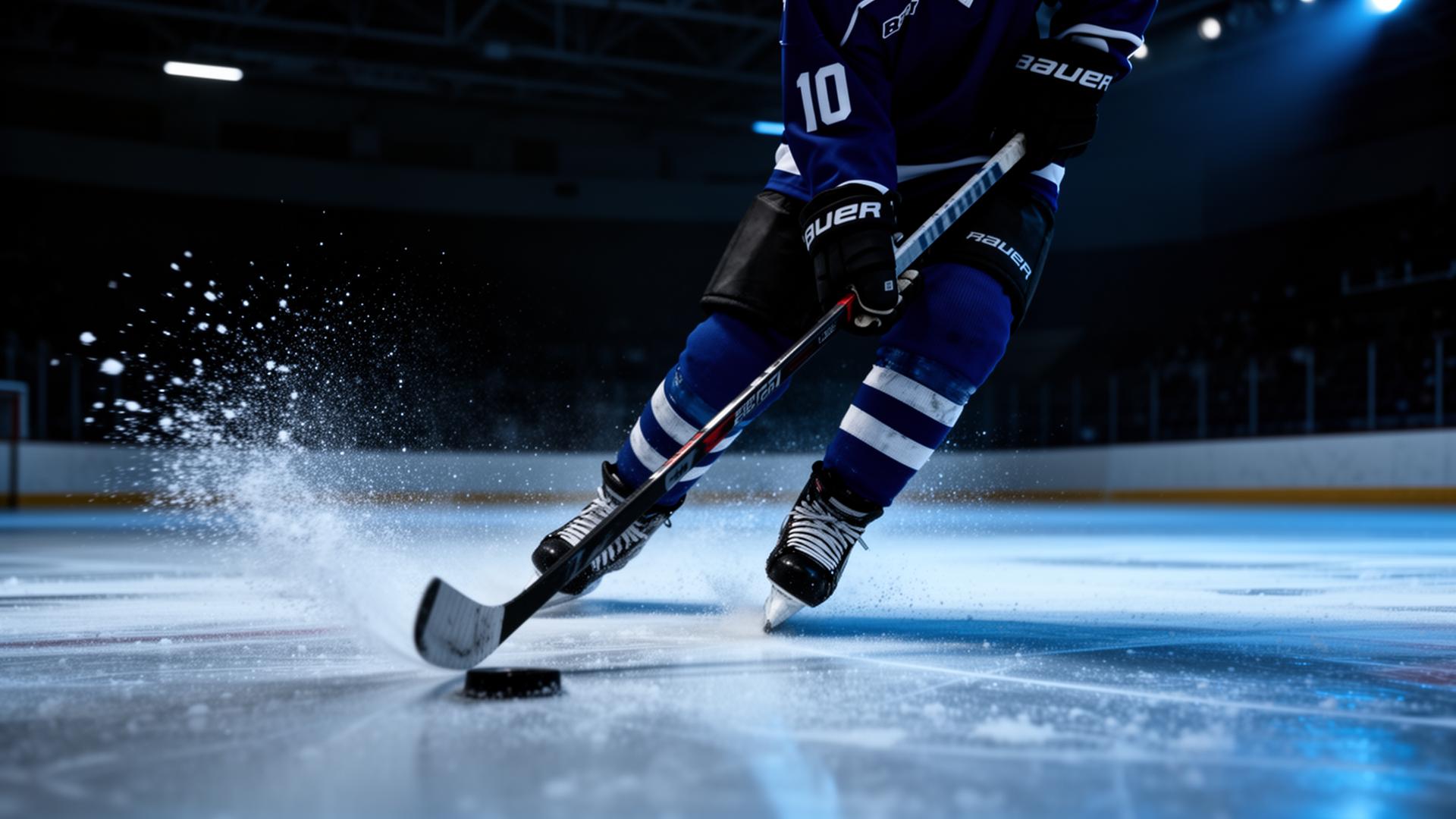 Elite hockey training backdrop